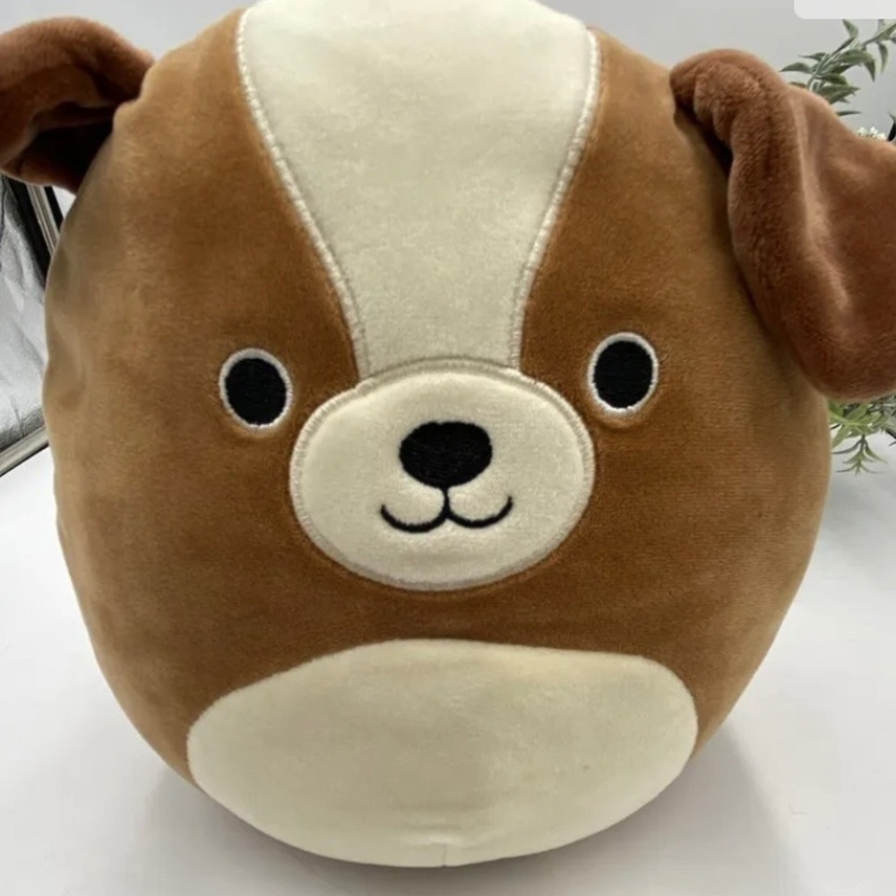 Squishmallow Dog Bernie the‎ St Bernard HARD TO FIND 9” Stuffed Animal Dog Brown